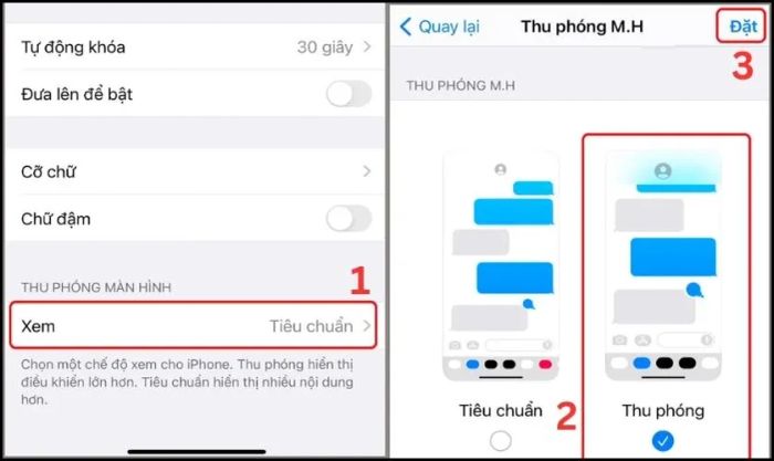 Hướng dẫn các bước thiết lập tính năng thu phóng để khắc phục sự cố