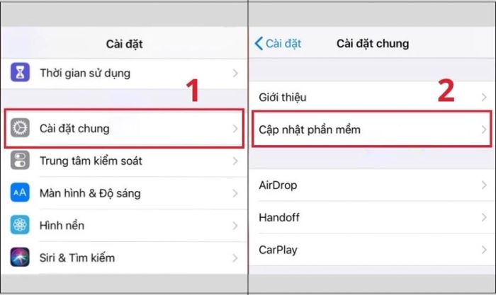 Cập nhật hệ điều hành iPhone lên phiên bản mới nhất