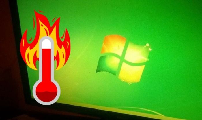Lý do khiến màn hình laptop, máy tính gặp lỗi màu xanh lá cây là gì?