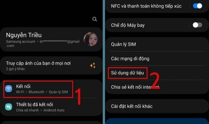 Tắt chế độ tiết kiệm dữ liệu khi Telegram không gửi được tin nhắn