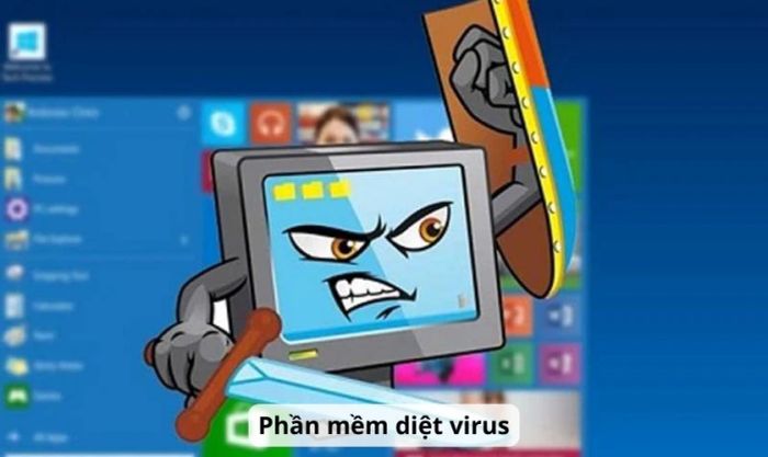 Sử dụng phần mềm diệt virus để loại bỏ các mối đe dọa