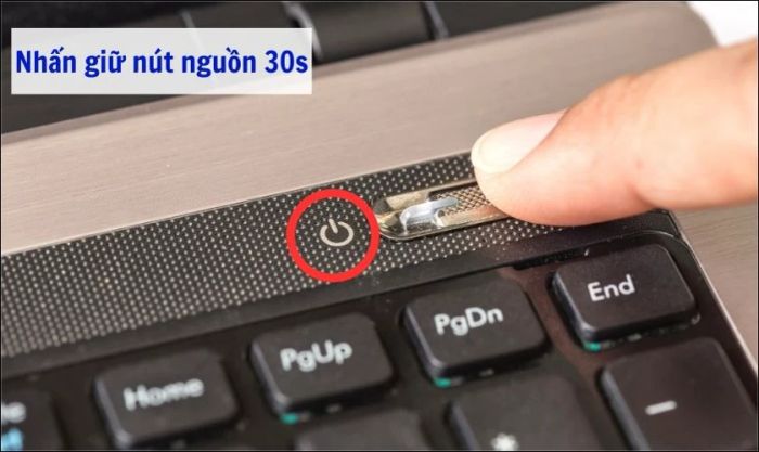 Tắt máy và khởi động lại