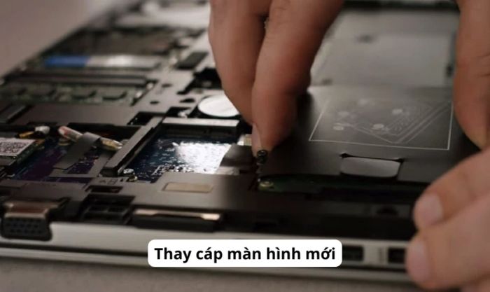 Tháo cáp cũ