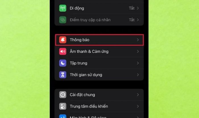 Kiểm tra cài đặt thông báo khi không nhận được thư trong Gmail trên iPhone