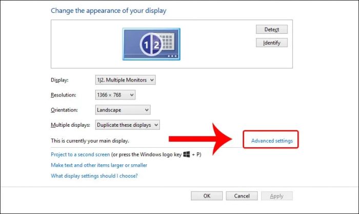 Hướng dẫn chỉnh màn hình máy tính bị lệch sang trái phải trên Windows 7