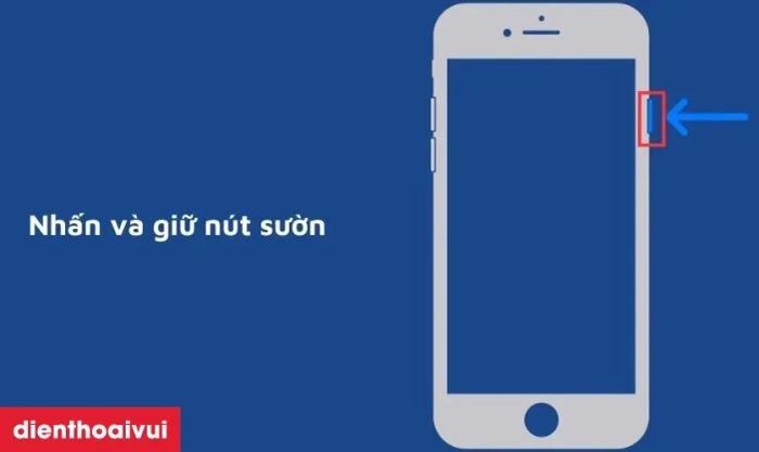 Khởi động lại iPhone chỉ với nút sườn