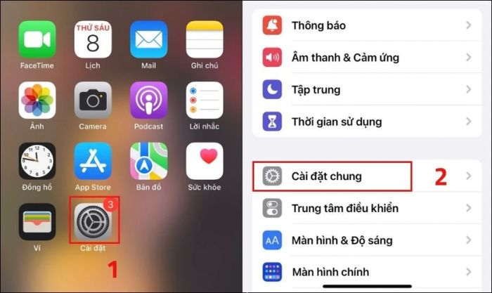 Tiến hành cài đặt lại iPhone nếu gặp phải tình trạng camera bị rung giật