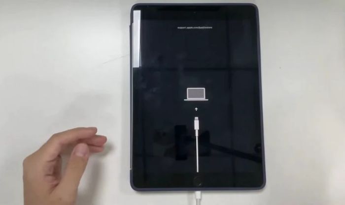 Restore bằng phím cứng khi iPad Air 2 bị lỗi màn hình nhòe màu