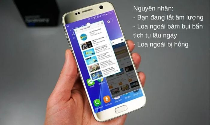 Vì sao loa ngoài điện thoại Samsung không phát âm thanh?