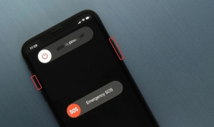 Khắc phục lỗi Reset Counter trên iPhone bằng cách khởi động lại thiết bị