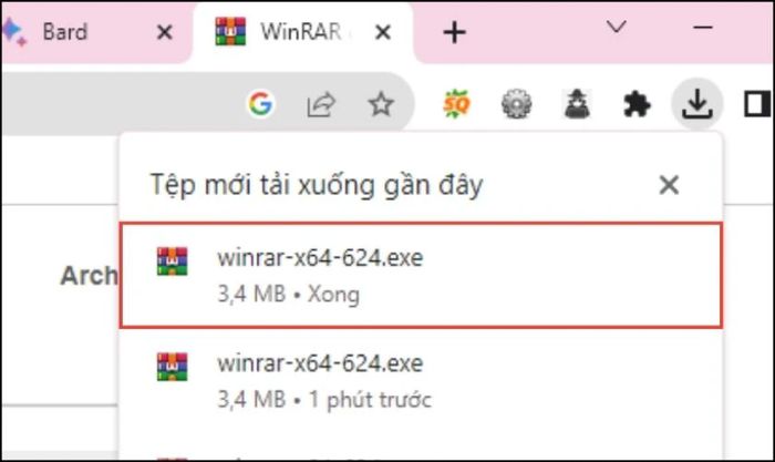 Các bước nâng cấp WinRAR lên phiên bản mới nhất