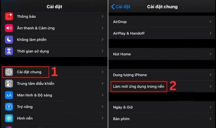 Tắt các ứng dụng chạy ngầm trên iPhone 13 Pro Max để khắc phục lỗi màn hình trắng