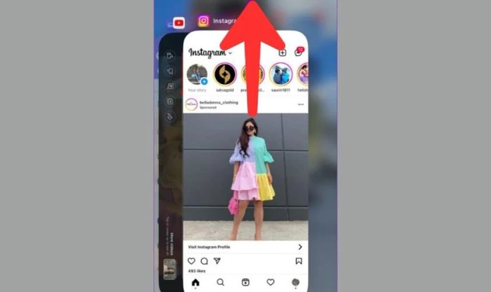 Đóng Instagram khi gặp lỗi không đăng nhập được trên iPhone