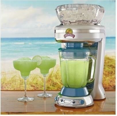 the frozen drink maker preparing margaritas