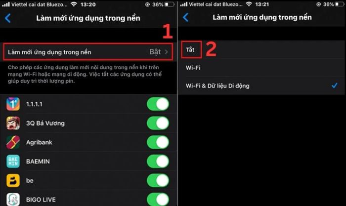 Cách tắt các ứng dụng chạy ngầm trên iPhone 13 Pro Max để khắc phục lỗi màn hình trắng