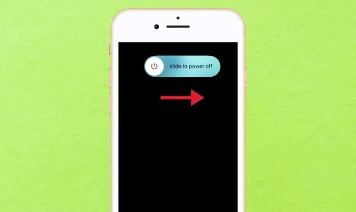 Khởi động lại iPhone để khắc phục lỗi không nhận được thư đến trong Gmail trên iPhone