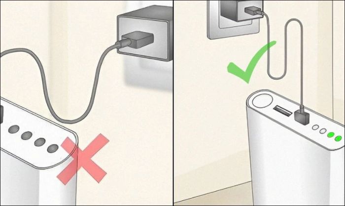 Sạc pin dự phòng không đúng cách sẽ làm pin nhanh chóng hư hỏng