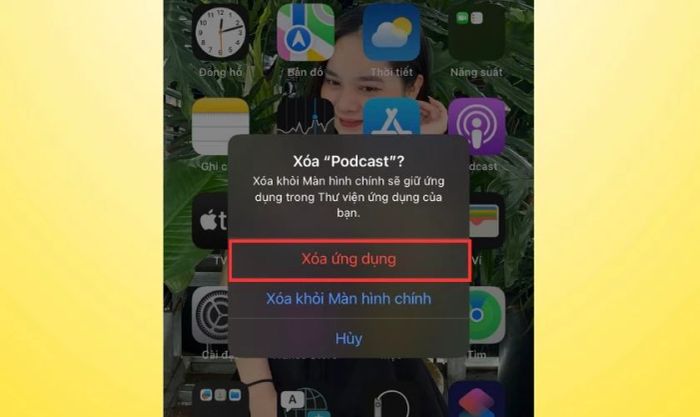 Gỡ bỏ ứng dụng gây xung đột để sửa lỗi camera iPhone bị đen