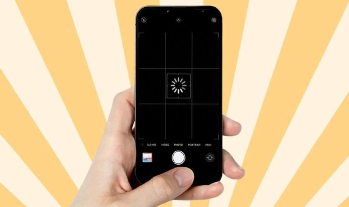 Kiểm tra xem camera có bị che khuất khi gặp lỗi camera iPhone bị đen
