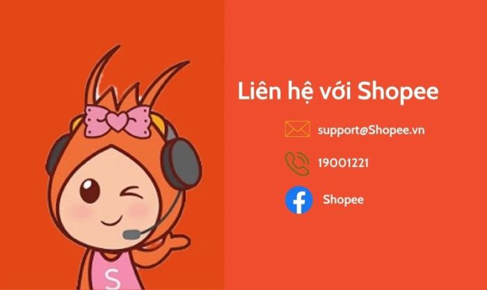 Liên hệ với Shopee nhờ mở lại khi tài khoản bị khóa