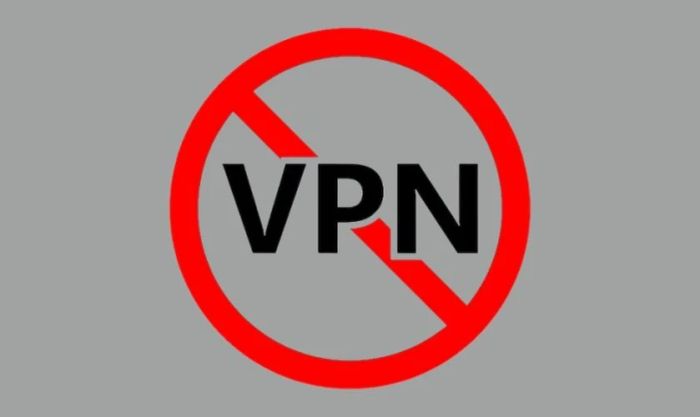 Tắt VPN để khắc phục lỗi không đăng nhập được vào Instagram