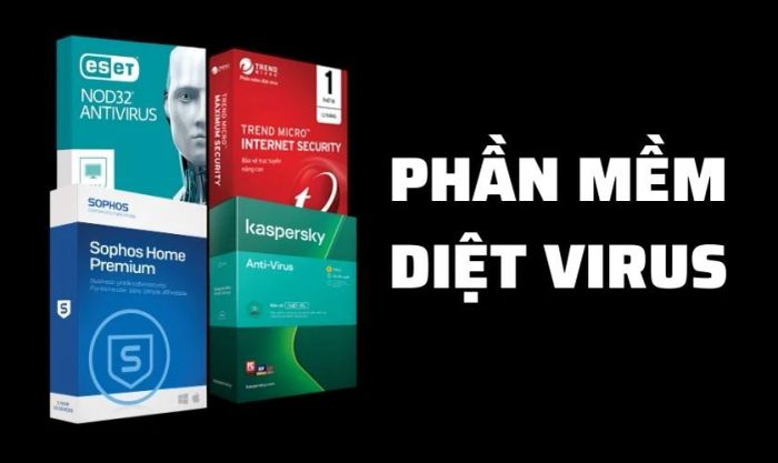 Sử dụng phần mềm diệt virus khi máy tính bị đơ màn hình