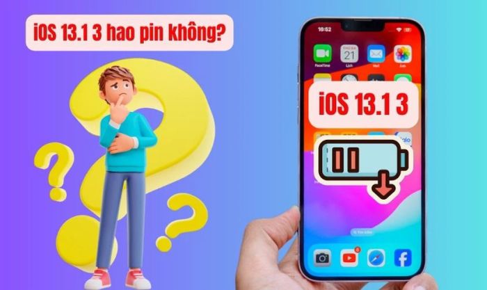 iOS 13.1 3 có thật sự hao pin không?