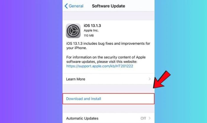 Cách cập nhật iOS 13.1 3 nhanh chóng