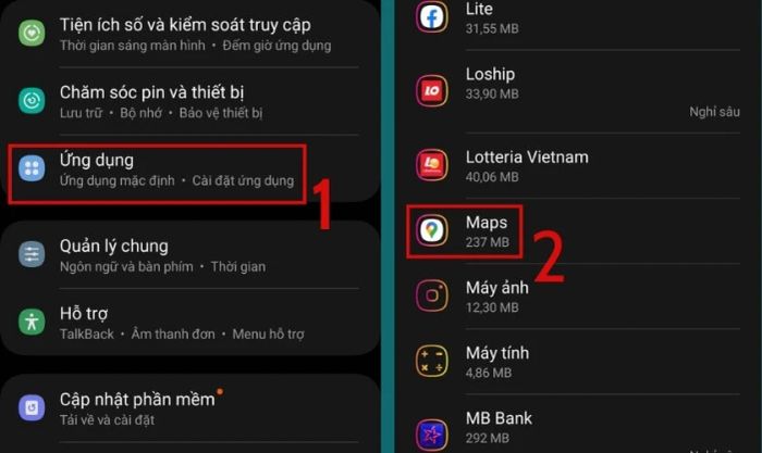 Kiểm tra và xóa dữ liệu của Google Maps khi GPS không hoạt động chính xác