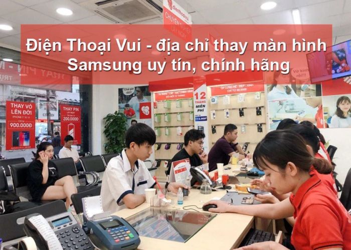 sửa chữa lỗi sọc màn hình Samsung tại Mytour
