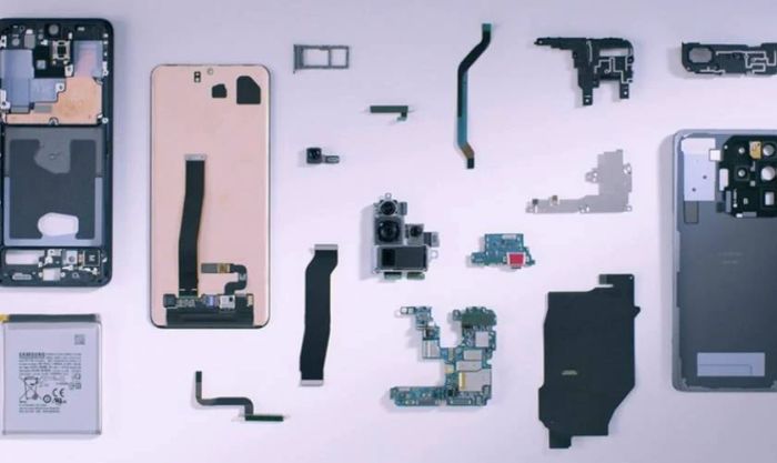 Kiểm tra kết nối cáp khi màn hình Samsung bị trắng xóa