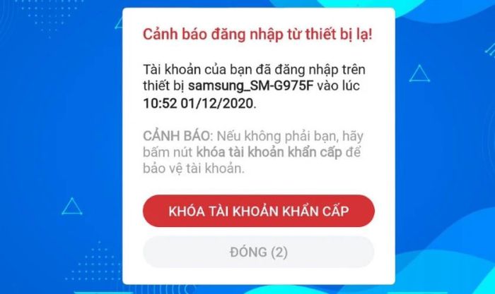 Các dấu hiệu cho thấy tài khoản Zalo bị hack