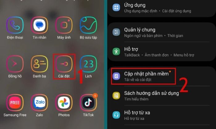 Cập nhật phần mềm mới nhất cho điện thoại để sửa lỗi GPS