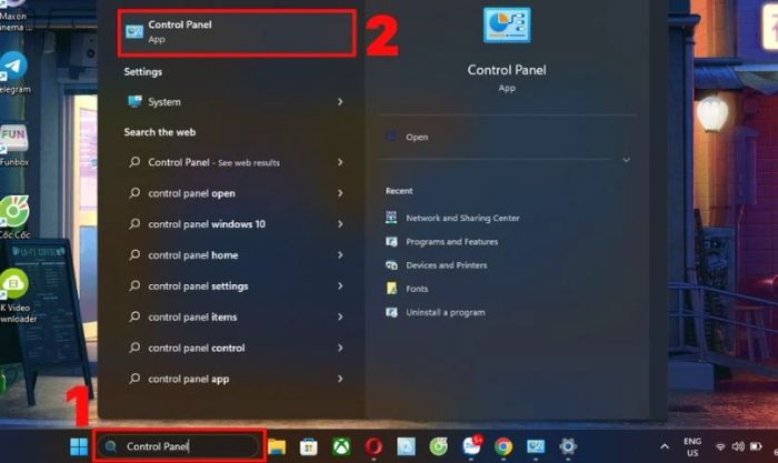 Khắc phục lỗi mất WiFi trên laptop qua Control Panel