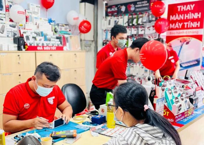 sửa điện thoại bị nhiễu