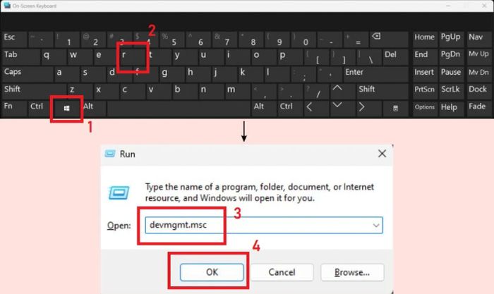 Cập nhật Driver để sửa lỗi mất con trỏ chuột trên laptop