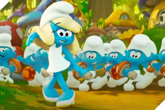 Tác phẩm hoạt hình Smurfs hé lộ thêm nhiều cảnh quay ấn tượng trong trailer thứ hai.