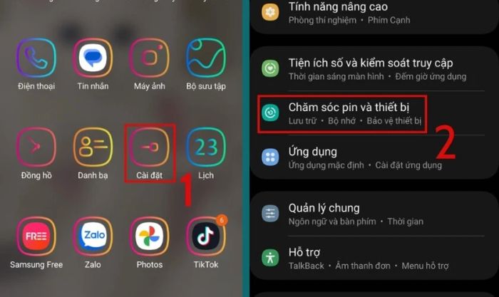 Tắt chế độ tiết kiệm pin từ Cài đặt nhanh chóng