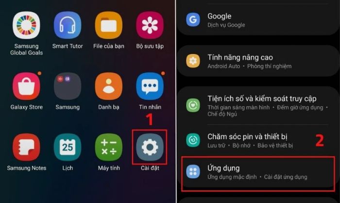 Xóa bộ nhớ cache của Samsung Note 9 khi gặp lỗi màn hình.