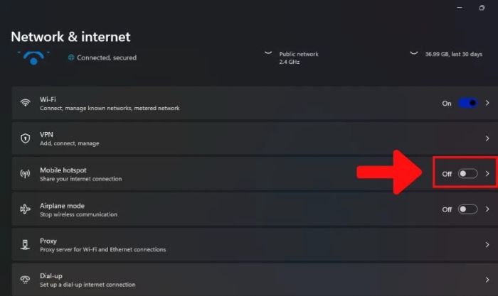 Tắt chế độ máy bay để khôi phục kết nối WiFi trên laptop