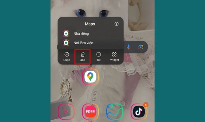 Gỡ bỏ và cài đặt lại Google Maps để sửa lỗi GPS không định vị được