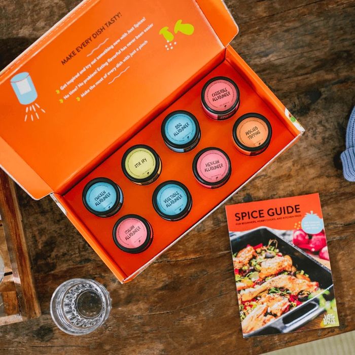 Packaging featuring spice blends