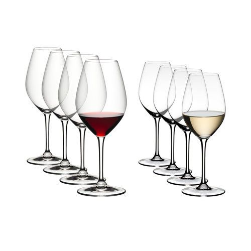 The wine glasses are designed to elevate your drinking experience, offering both style and function for your favorite beverages. Whether it's a red or white, these glasses ensure every sip is a treat.