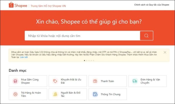 Cách sửa lỗi khi Shopee không thể đăng nhập vào hệ thống