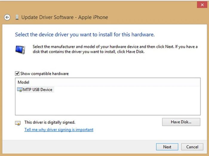 Cập nhật – cài đặt lại Driver