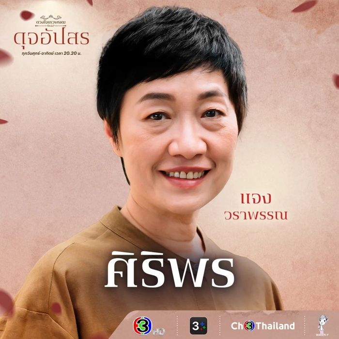 พบกับนักแสดงและตัวละครในละครชุด ดวงใจเทวพรหม ที่จะทำให้คุณรู้จัก ดุจอัปสร และบทบาทต่างๆ อย่างละเอียด