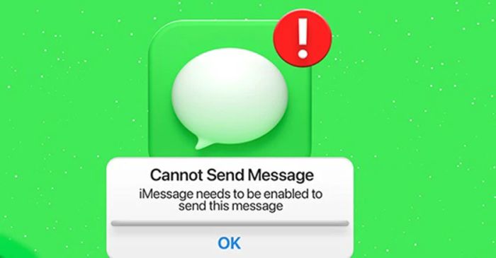 Lý do nào khiến iMessage không nhận diện số điện thoại?