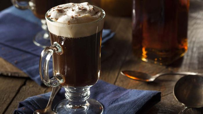 Or kick things off with a classic (proper) Irish Coffee