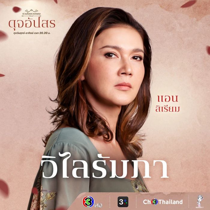 พบกับนักแสดงและตัวละครในละครชุด ดวงใจเทวพรหม ที่จะทำให้คุณรู้จัก ดุจอัปสร และบทบาทต่างๆ มากขึ้น