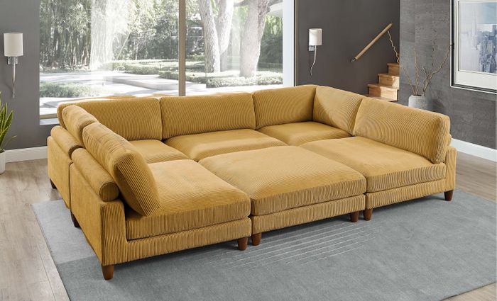 the ginger-colored bed-sofa
